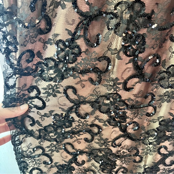 Vintage San Carlin Dresses Embroidered Maxi Gown - Picture 7 of 10